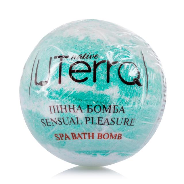 foto бомба для ванни uterra native sensual pleasure, зелена, 140 г
