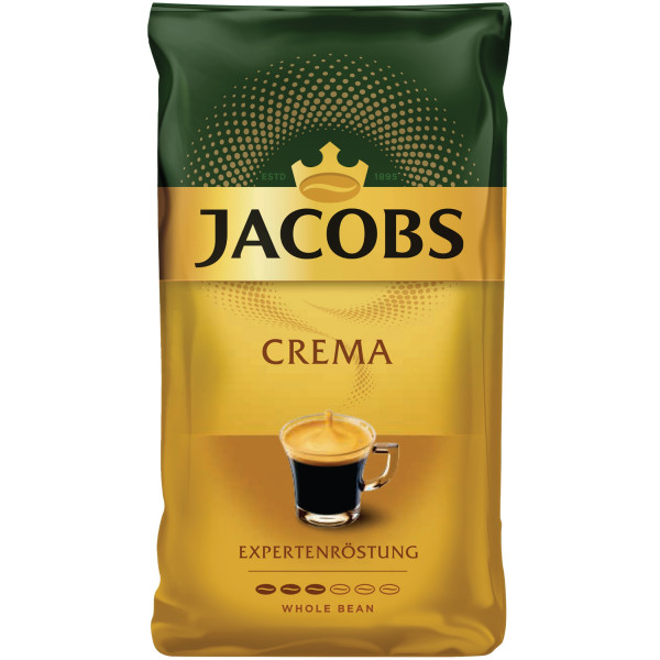 foto кава в зернах jacobs crema 500г