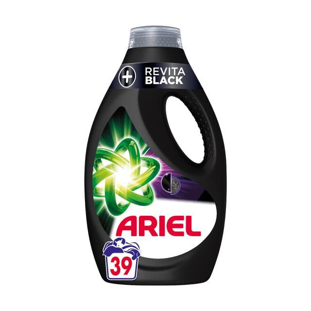 foto гель для прання ariel revita black, 39 циклів прання, 1.95 л