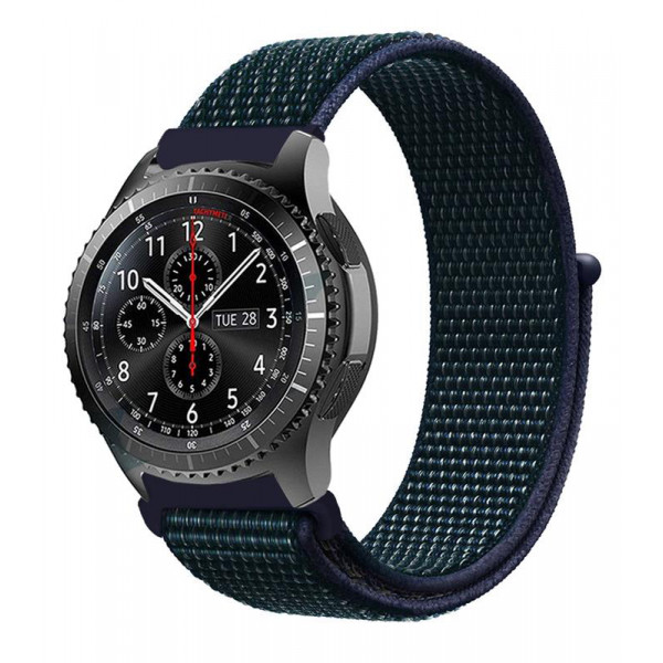 foto ремінець для смарт-годинника becover nylon style for huawei watch gt 2 42mm blue-green (705840)