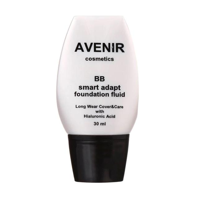 foto тональний bb-крем avenir cosmetics smart adapt foundation fluid з шимером, spf 20, angel, 30 мл