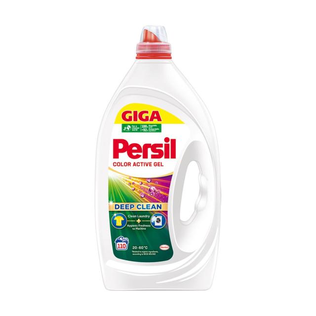 foto гель для прання persil color active gel 110 циклів прання, 4.95 л