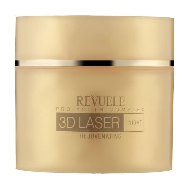 foto нічний крем для обличчя revuele 3d laser pro-youth complex night cream, 50 мл