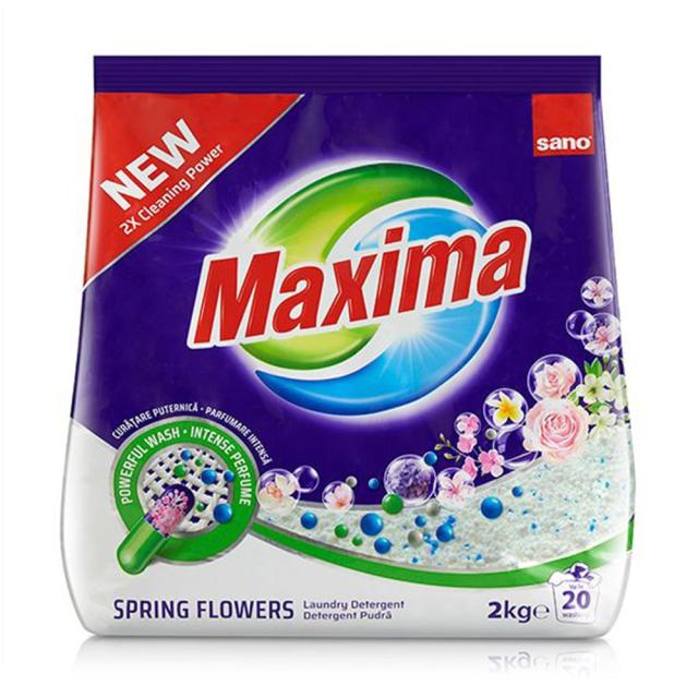 foto пральний порошок sano spring flowers, 20 циклів прання, 2 кг