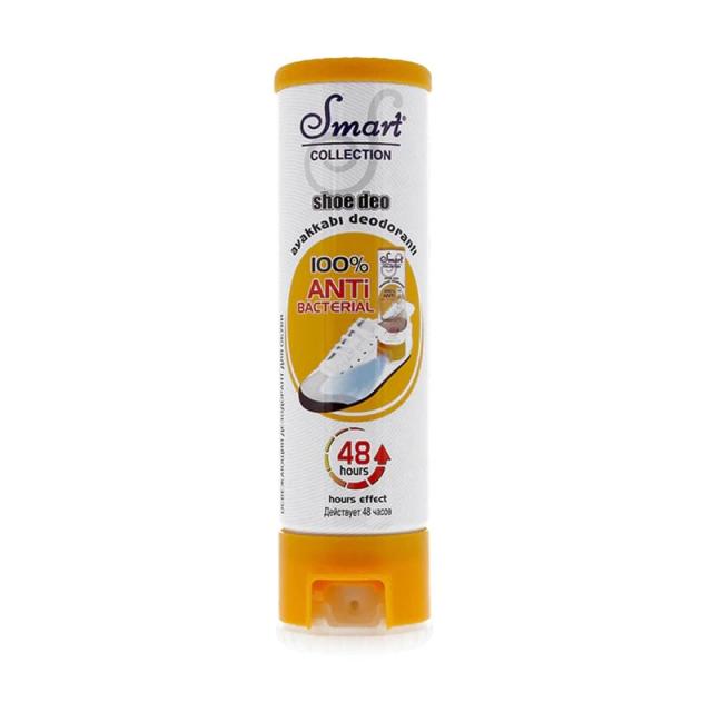 foto освіжувальний дезодорант для взуття smart 100% anti bacterial 48h, 150 мл