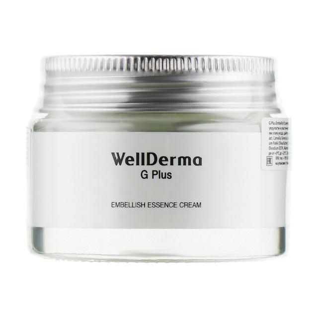 foto крем для обличчя wellderma g plus embellish essence cream, 50 мл