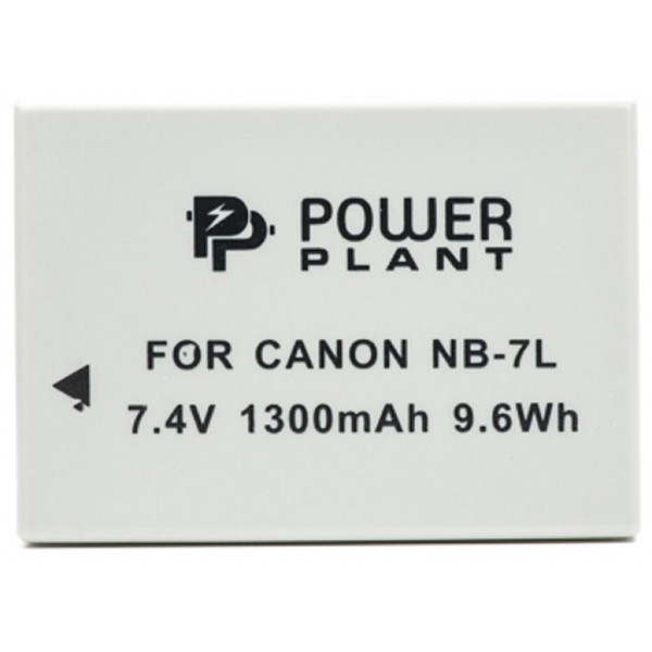 foto акумулятор для фотокамери powerplant canon nb-7l 1300mah (dv00dv1234)