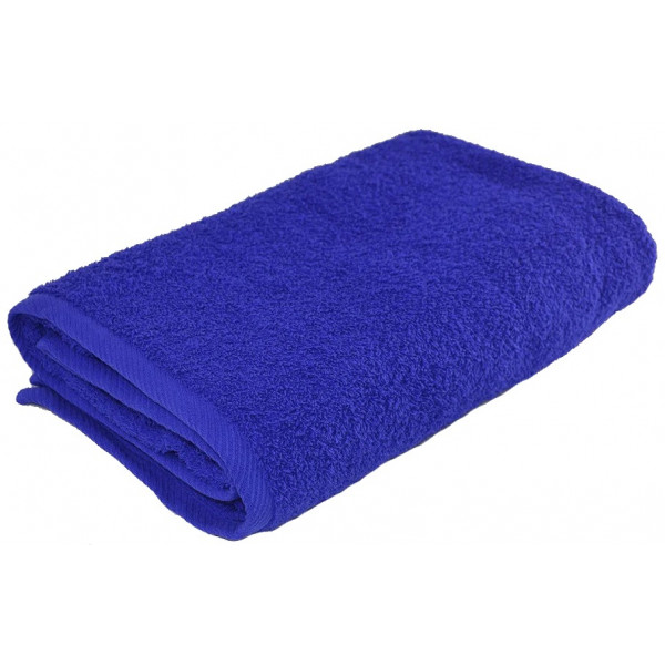 foto рушник банний gm textile махровий синій 70x140