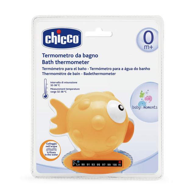 foto термометр для ванної chicco рибка жовта