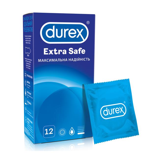 foto презервативи durex extra safe максимальна надійність, 12 шт