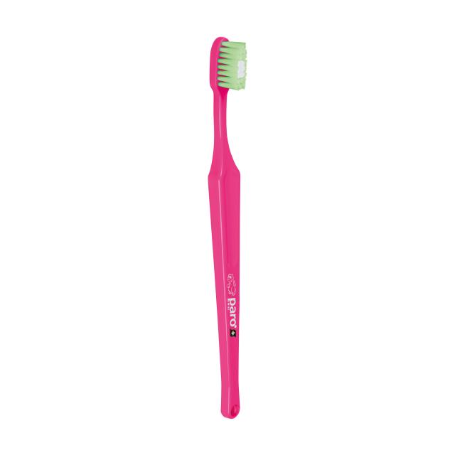 foto дитяча зубна щітка paro swiss kids baby brush рожева, 1 шт