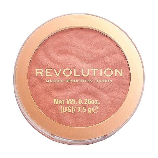 foto рум'яна для обличчя makeup revolution blusher reloaded rhubarb & custard, 7.5 г