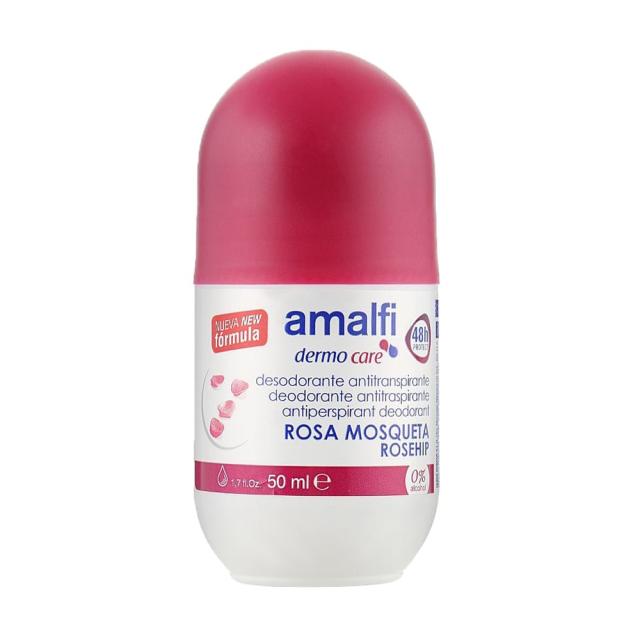 foto жіночий кульковий дезодорант amalfi rosa mosqueta, 50 мл