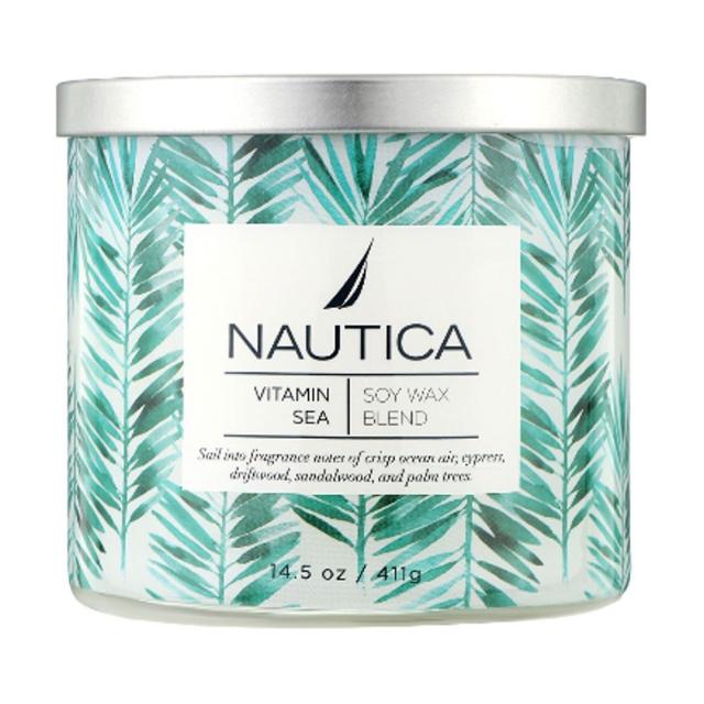 foto ароматична свічка nautica vitamin sea soy wax blend candle вітаміни моря, 411 г