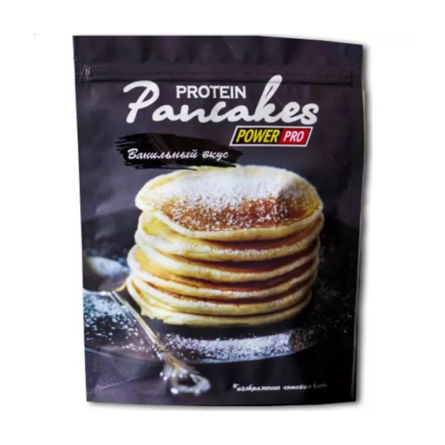 foto харчова добавка замінник їжі в порошку power pro protein 40.5% панкейк ваниль, 600 г