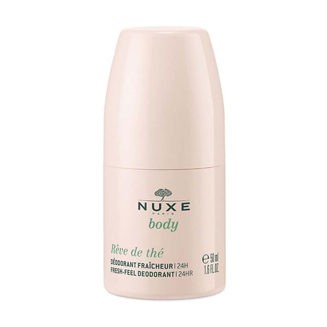foto кульковий дезодорант nuxe body reve de the fresh-feel deodorant чайна мрія, жіночий, 24h, 50 мл
