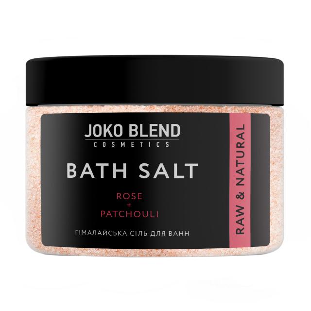 foto гімалайська сіль для ванн joko blend bath salt троянда + пачулі, 400 г