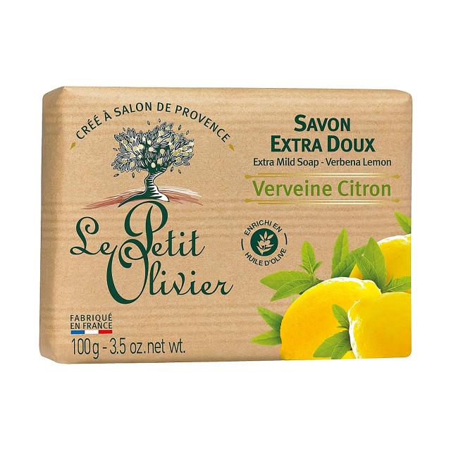 foto екстра ніжне мило le petit olivier вербена-лимон, 100 г