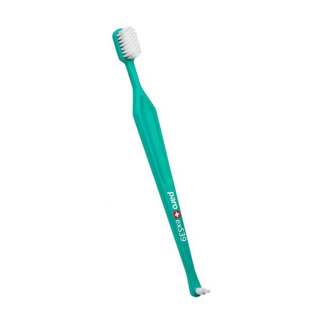 foto зубна щітка paro swiss classic exs39, ультрам'яка, зелена, 1 шт (у поліетиленовій упаковці)