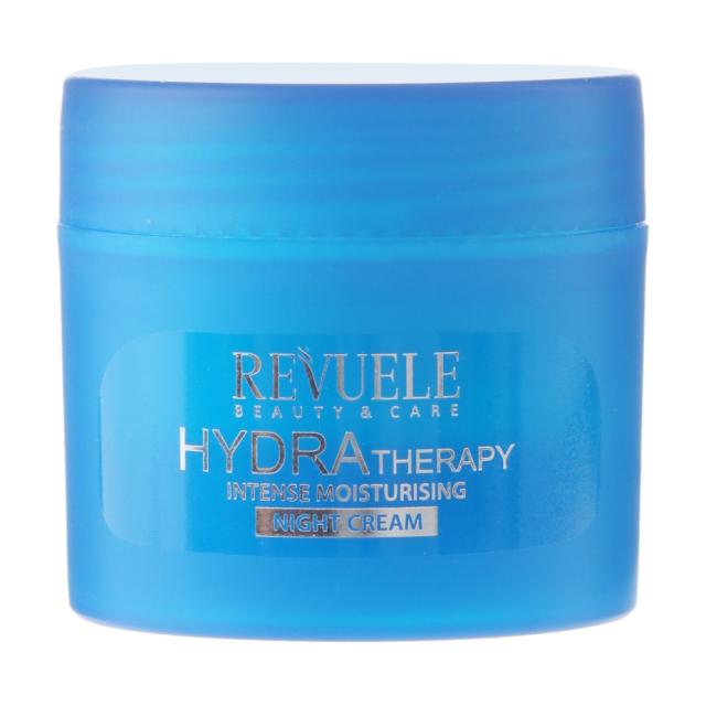 foto нічний крем для обличчя revuele hydra therapy intense moisturising night cream, 50 мл