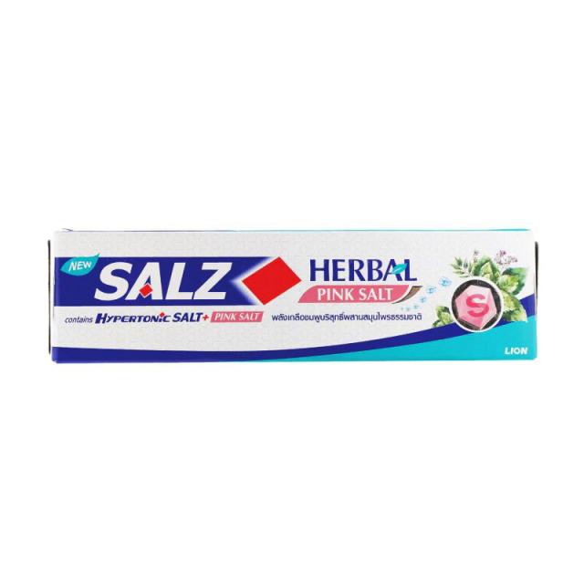 foto зубна паста lion thailand salz herbal pink salt з рожевою сіллю, 160 г