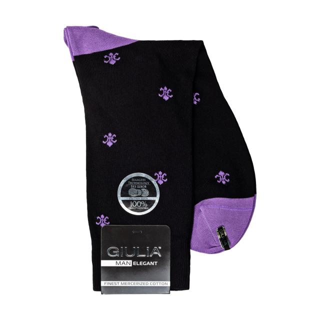 foto шкарпетки чоловічі giulia elegant 405 violet, розмір 41-42