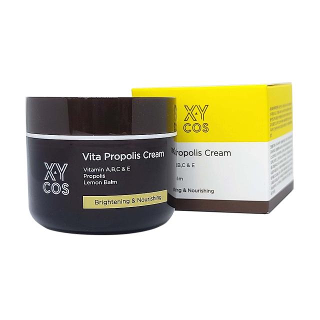 foto зміцнювальний крем для обличчя xycos vita propolis cream з прополісом, 50 мл