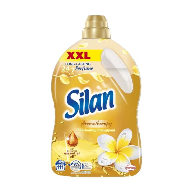 foto кондиціонер для білизни silan aromatherapy fascinating frangipani, 111 циклів прання, 2.775 л
