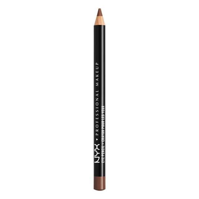 foto олівець для очей nyx professional makeup slim eye pencil 902 brown 1г