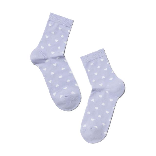 foto шкарпетки жіночі conte elegant classic 7с-22сп-143 блідо-фіолетові, розмір 23