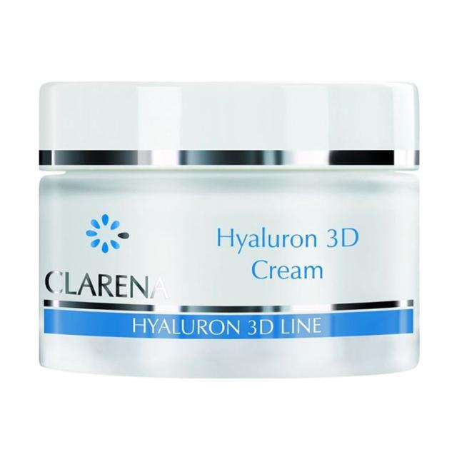 foto ультразволожувальний крем clarena hyaluron 3d line hyaluron 3d cream для сухої та зрілої шкіри обличчя, з гіалуроновою кислотою, 50 мл
