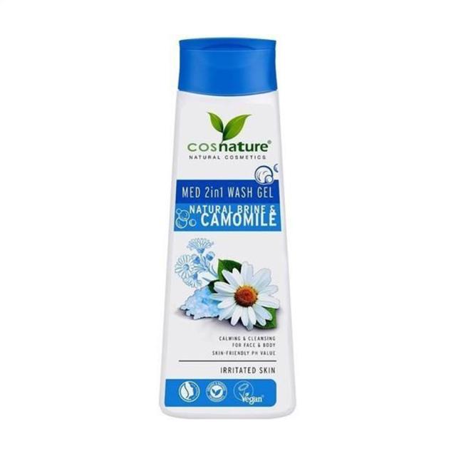 foto гель для душу 2 в 1 cosnature 2 in 1 marine salt & chamomile med shower gel, 250 мл