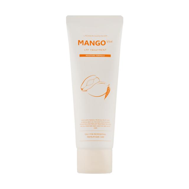 foto маска pedison institut-beaute mango rich lpp treatment манго, для ламкого та пошкодженого волосся, 100 мл
