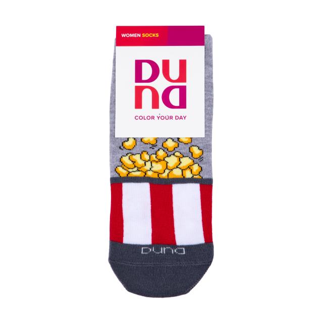foto шкарпетки жіночі duna 8026 світло-сірий попкорн, р.23-25