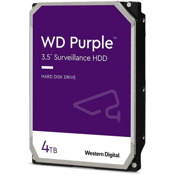 foto жорсткий диск внутрішній western digital sata 4tb 6gb/s 256mb/purple (wd42purz)