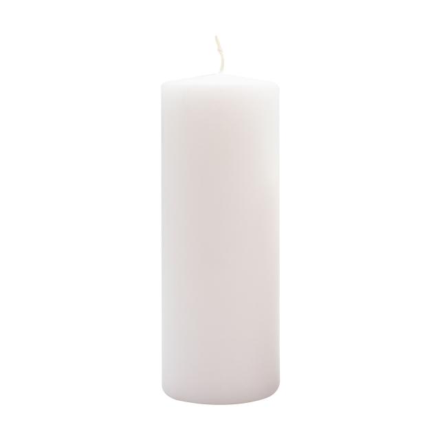 foto циліндрична свічка candlesense decor біла, діаметр 7 см, висота 19 см