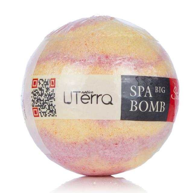 foto бомба для ванни uterra native strawberry & chia, 200 г