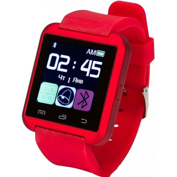 foto уцінка - смарт-часы atrix smart watch e08.0 (red)