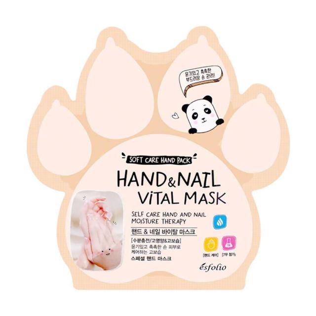 foto маска для рук та нігтів esfolio hand & nail vital mask вітамінна, 1 пара