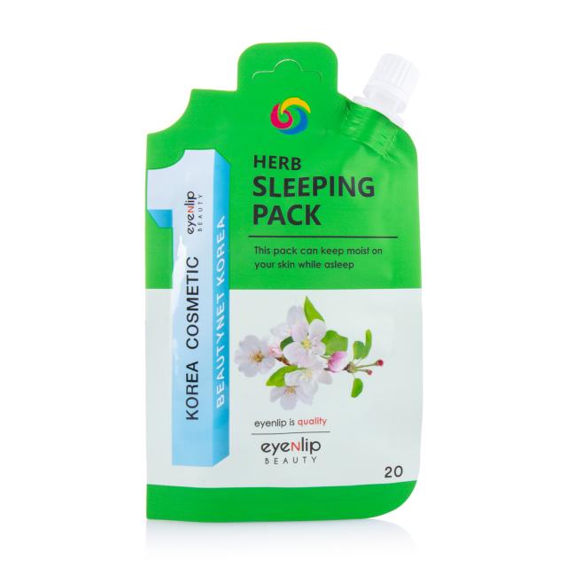 foto нічна маска для обличчя eyenlip herb sleeping pack, 20 г