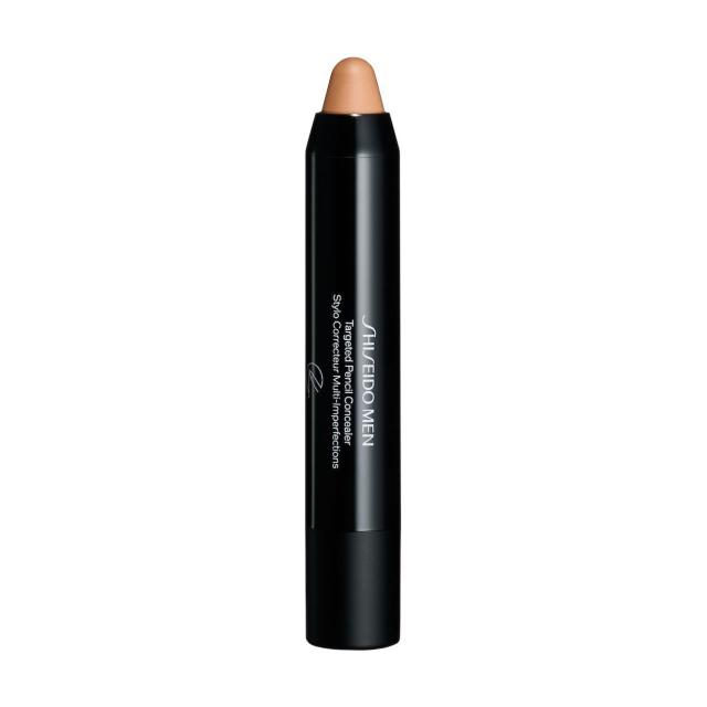 foto чоловічий маскувальний олівець-консилер для обличчя shiseido men targeted pencil concealer, dark, 4.3 г