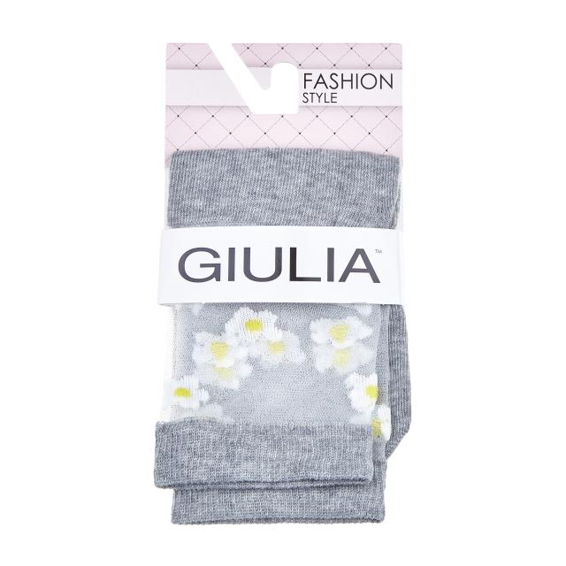 foto шкарпетки жіночі фантазійні giulia ws2m/mn-034 light grey melange, розмір 39-40