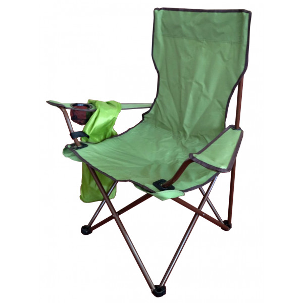 foto складаний стілець x-treme з тримачем для чашки зелений (xtcuc-535392g)