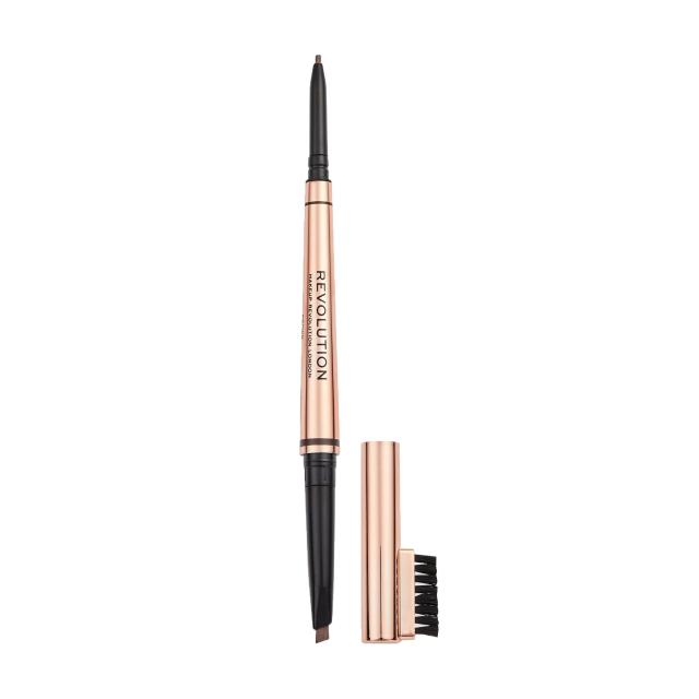 foto олівець для брів makeup revolution balayage brow, brown, 0.38 г