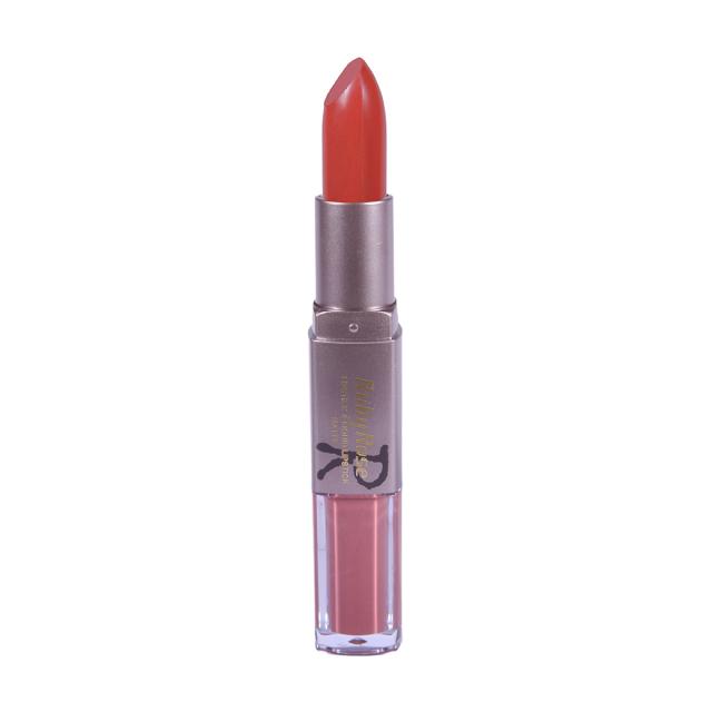 foto матова помада-блиск для губ ruby rose 2 in 1 lipstick & liquid lipstick matte hb-8606 288, 6.6 г