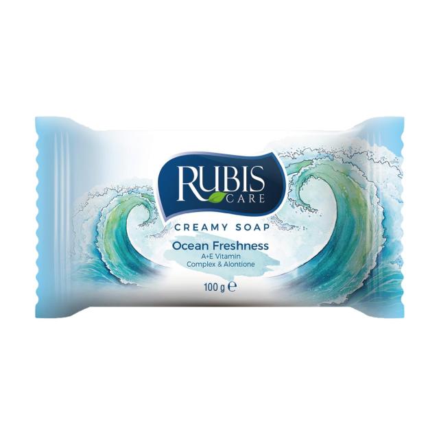 foto тверде мило rubis care ocean freshness creamy soap свіжість океану, 100 г