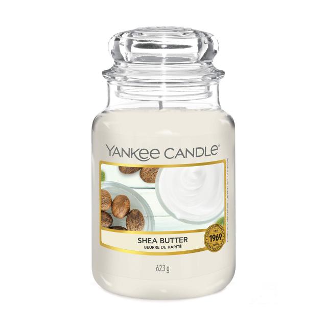 foto ароматична свічка в банці yankee candle shea butter, 623 г