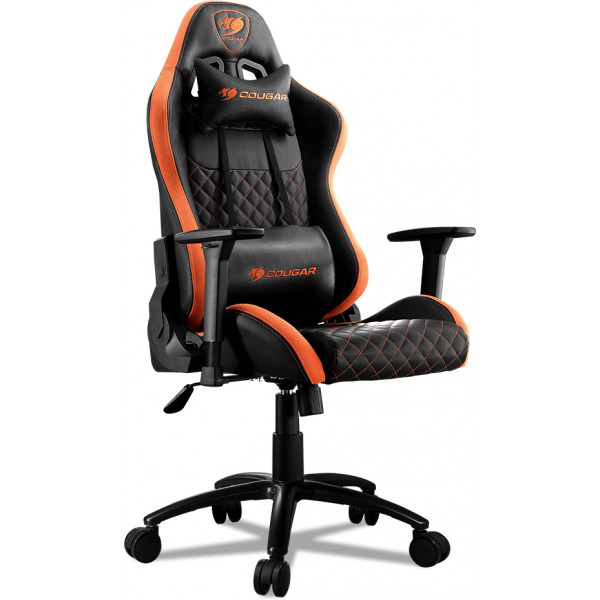 foto крісло для геймерів cougar armor pro black/orange