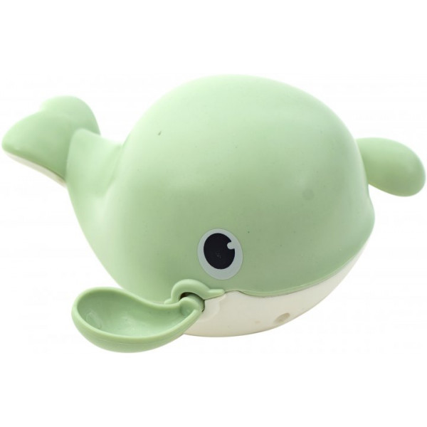 foto механічна іграшка для ванної baby team кит (9041_зелений)