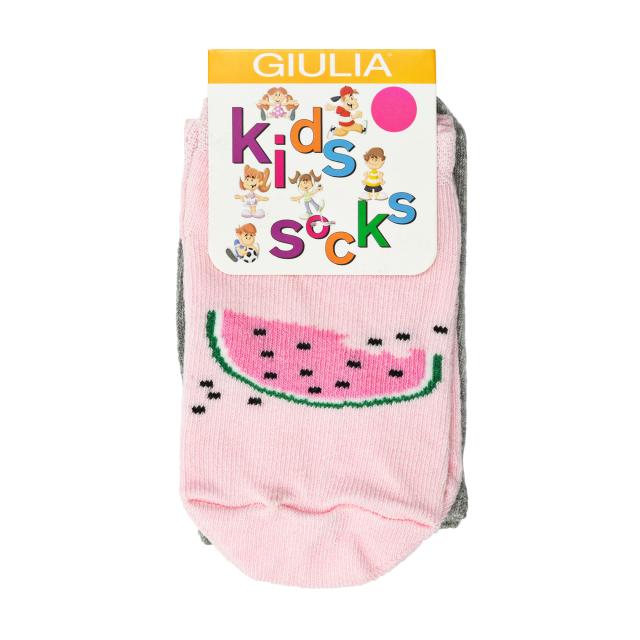 foto шкарпетки дитячі giulia kss komplekt-007 calzino, light grey melange/pearl, розмір 18 (2 пари)